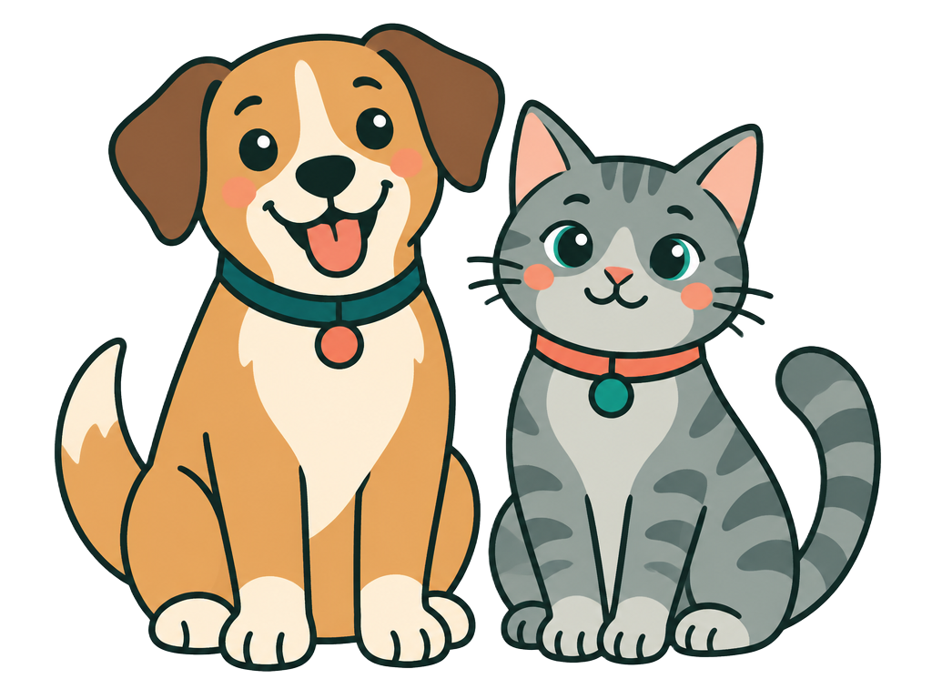 Bento e Mia, personagens da marca Pegada